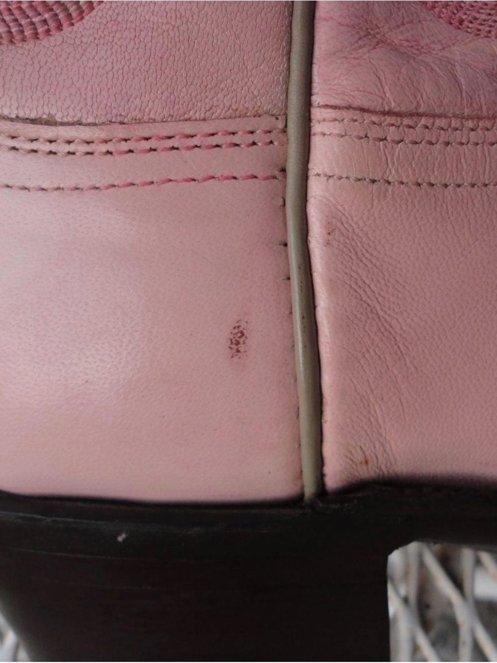 Lucchese Barbie Pink 7 Goat Western Boots - Picture 7 of 8